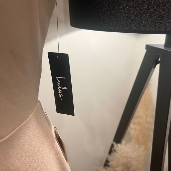 NWT Lulu’s Power of Wow Nude Backless Maxi Dress - Picture 3 of 12